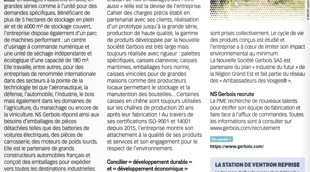 Article VosgesMag de Mars2022